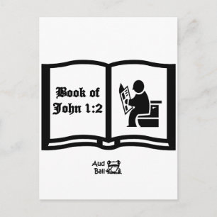Carte Postale Un autre livre de Jean verset 1:2