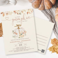Un Baby shower D'Automne Rustique Un Peu Citrouill