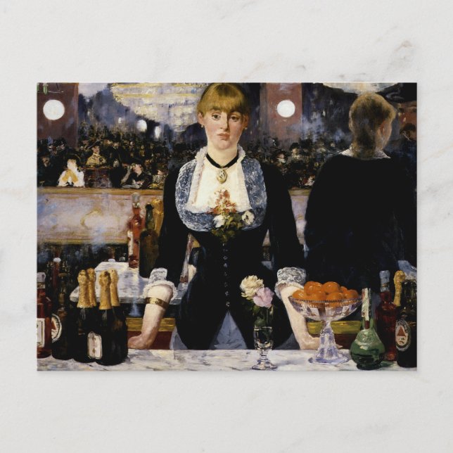 Carte Postale Un bar aux Folies-Bergere (Devant)