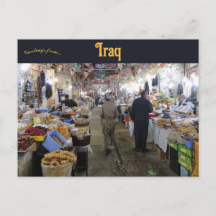 Carte Postale Un bazar à Erbil en Irak