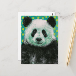 Carte Postale Un beau panda ours