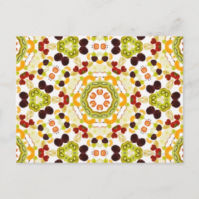 Carte Postale Un bon karma et bien-être à partir d'une alimentat (Devant)