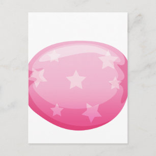 Carte Postale un bonbon rose