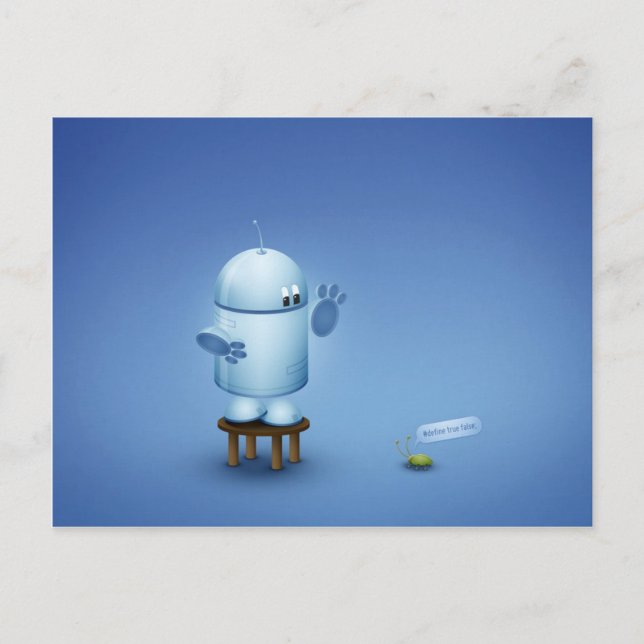 Carte Postale Un bug (Devant)