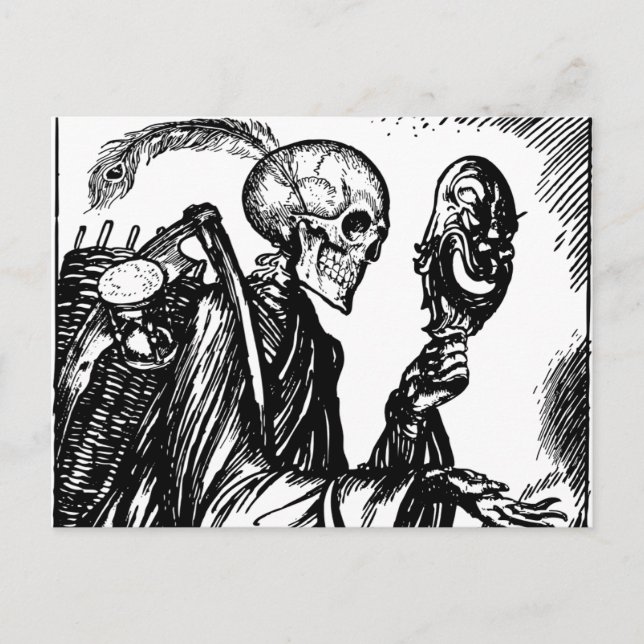 Carte Postale Un chaman morte (Devant)