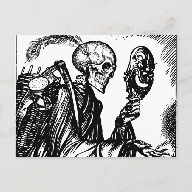 Carte Postale Un chaman morte (Devant)
