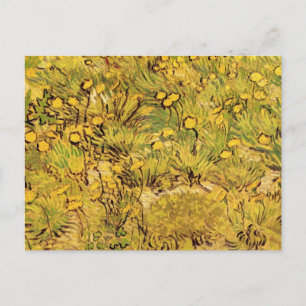 Carte Postale Un champ de fleurs jaunes par Vincent van Gogh