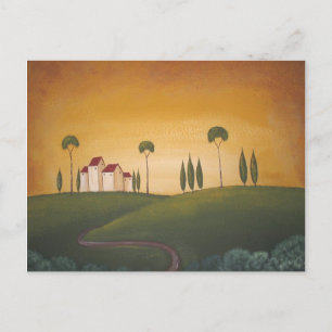 Carte Postale Un Chemin En Toscane