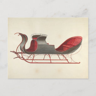 Carte Postale Un Cheval Sleigh Open - Fred Weiss