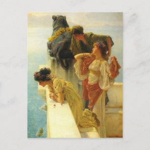 Carte Postale Un coin avantageux de Sir Lawrence Alma-Tadema