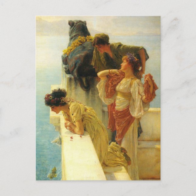 Carte Postale Un coin avantageux de Sir Lawrence Alma-Tadema (Devant)