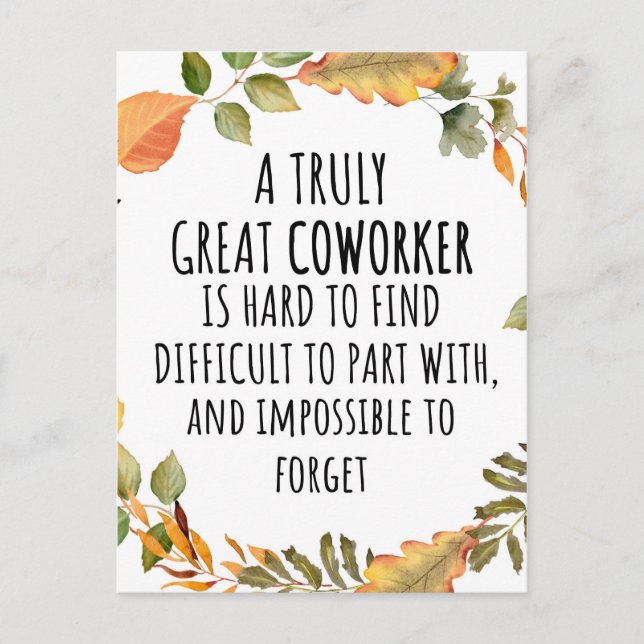 Carte Postale Un collaborateur vraiment génial (Devant)