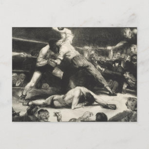 Carte Postale Un coup d'arrêt - George Bellows - 1921