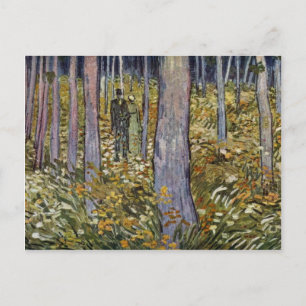 Carte Postale Un Couple Marchant Dans La Forêt Par Vincent Van G
