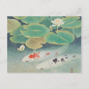 Carte Postale Un couple sous Lotus
