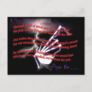Carte Postale Un Credo de Piper (foudre)