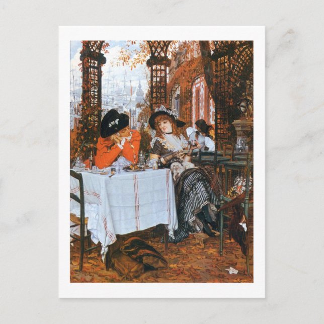 Carte Postale Un déjeuner romantique (Devant)