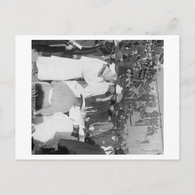 Carte Postale Un deuil chinois en service funèbre pour "High Lee (Devant)