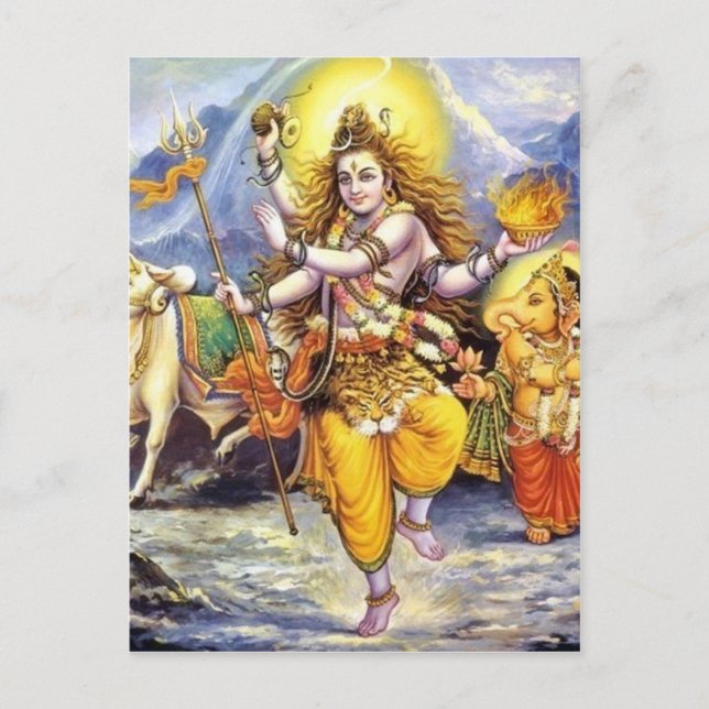 Carte Postale un dieu indien (Devant)