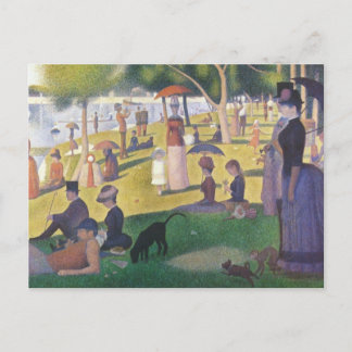 Carte Postale Un dimanche après-midi sur la La grand Jatte