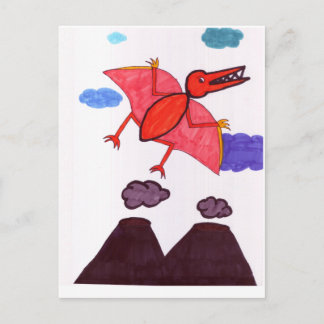 Carte Postale Un dinosaure