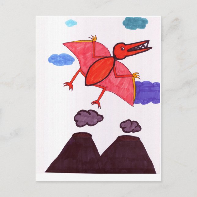 Carte Postale Un dinosaure (Devant)