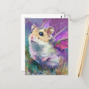 Carte Postale Un dragon de Hamster