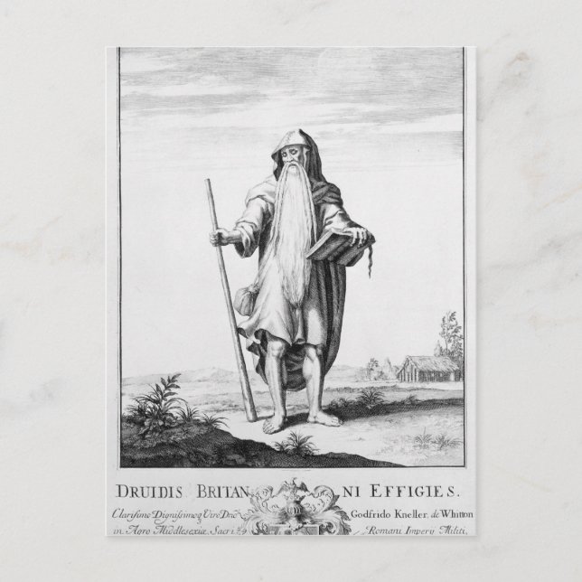Carte Postale Un druide (Devant)