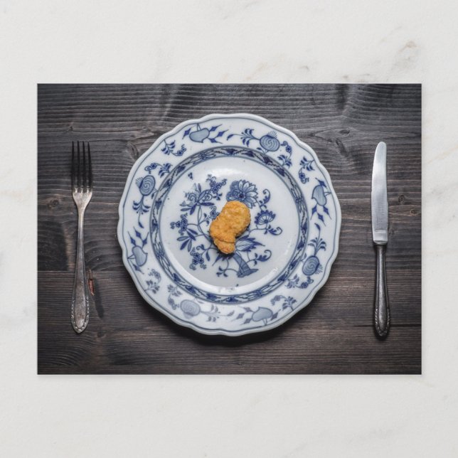 Carte Postale Un festin digne d'un roi ! (Devant)