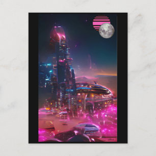 Carte Postale Un futurisme de ruines vaporisées