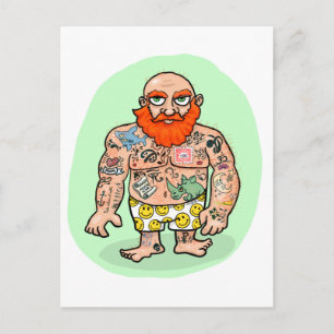 Carte Postale Un Gentleman frappant