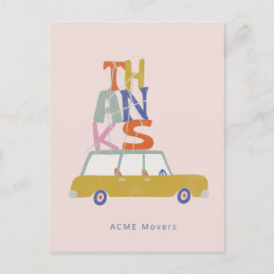 Carte Postale Un grand chargement de remerciements Merci