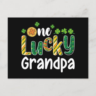 Carte Postale Un grand-père chanceux jumelé famille St Patrick's