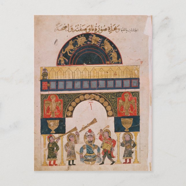 Carte Postale Un graphique astrologique indien (Devant)