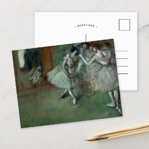 Carte Postale Un groupe de danseurs   Edgar Degas