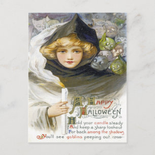 Carte Postale Un Hallowe'en heureux