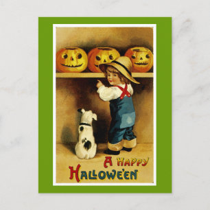 Carte Postale Un Halloween réjouissant