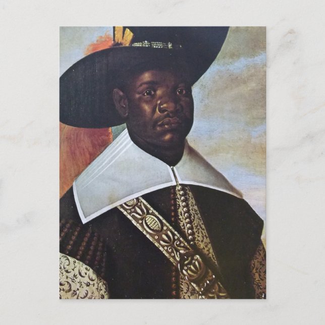 Carte Postale Un homme noir du Congo (Devant)