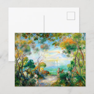 Carte Postale Un jardin à Sorrento, August Renoir