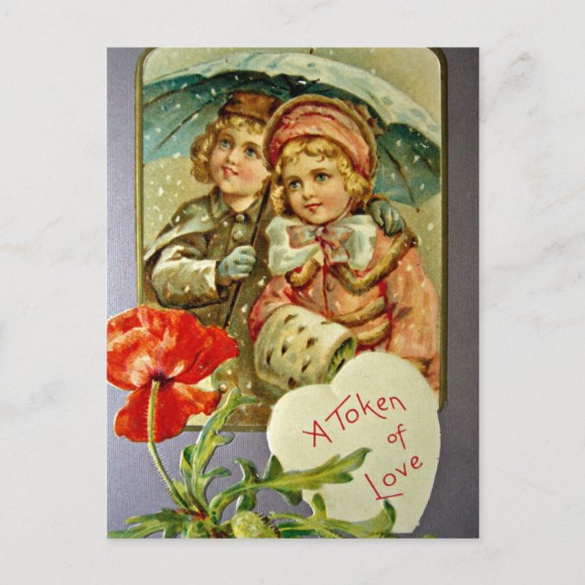 Carte Postale Un jeton d'amour (Devant)