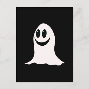 Carte Postale Un joli fantôme d'Halloween