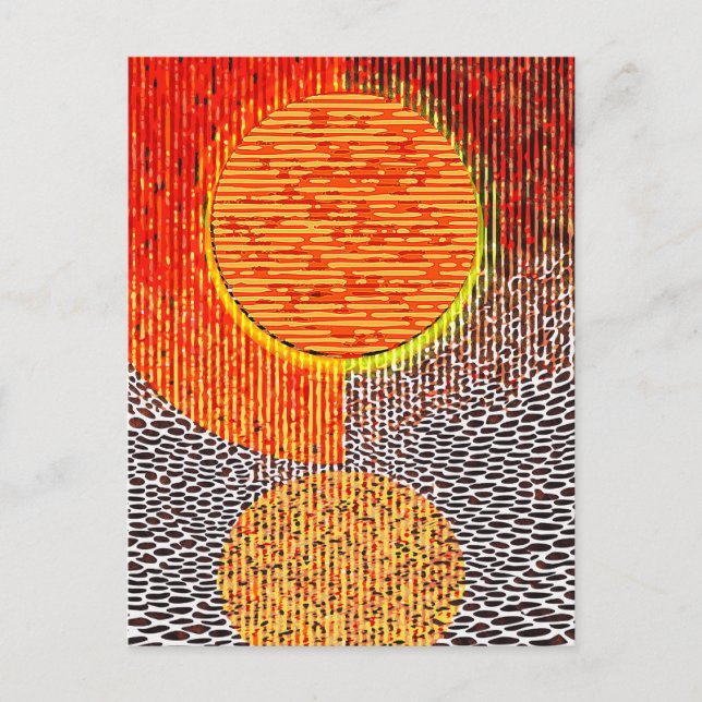 Carte Postale Un lever de soleil (Devant)