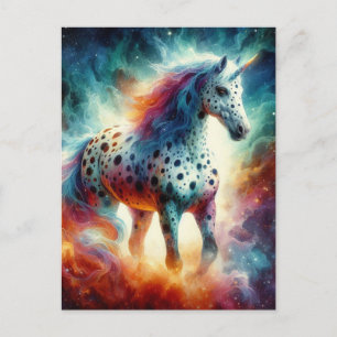 Carte Postale Un magnifique Appaloosa Unicorn