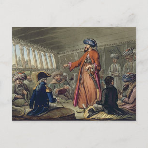 Carte Postale Un Mameluke livre un message de Mourad Bey, e