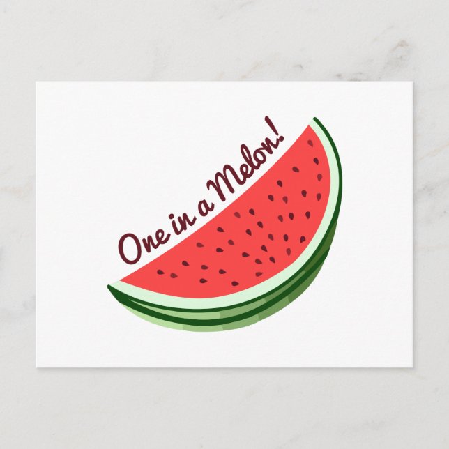 Carte Postale Un Melon (Devant)