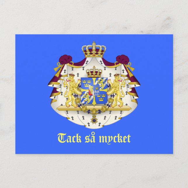 Carte Postale Un Merci suédois (Devant)