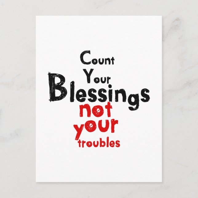 Carte Postale Un message spécial chaque jour (Devant)