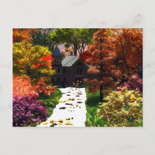 Carte Postale Un Moment D'Automne (Devant)