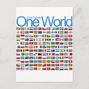 Carte Postale Un monde