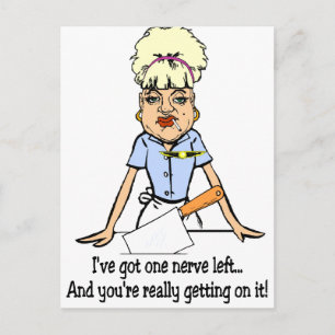 Carte Postale un nerf gauche